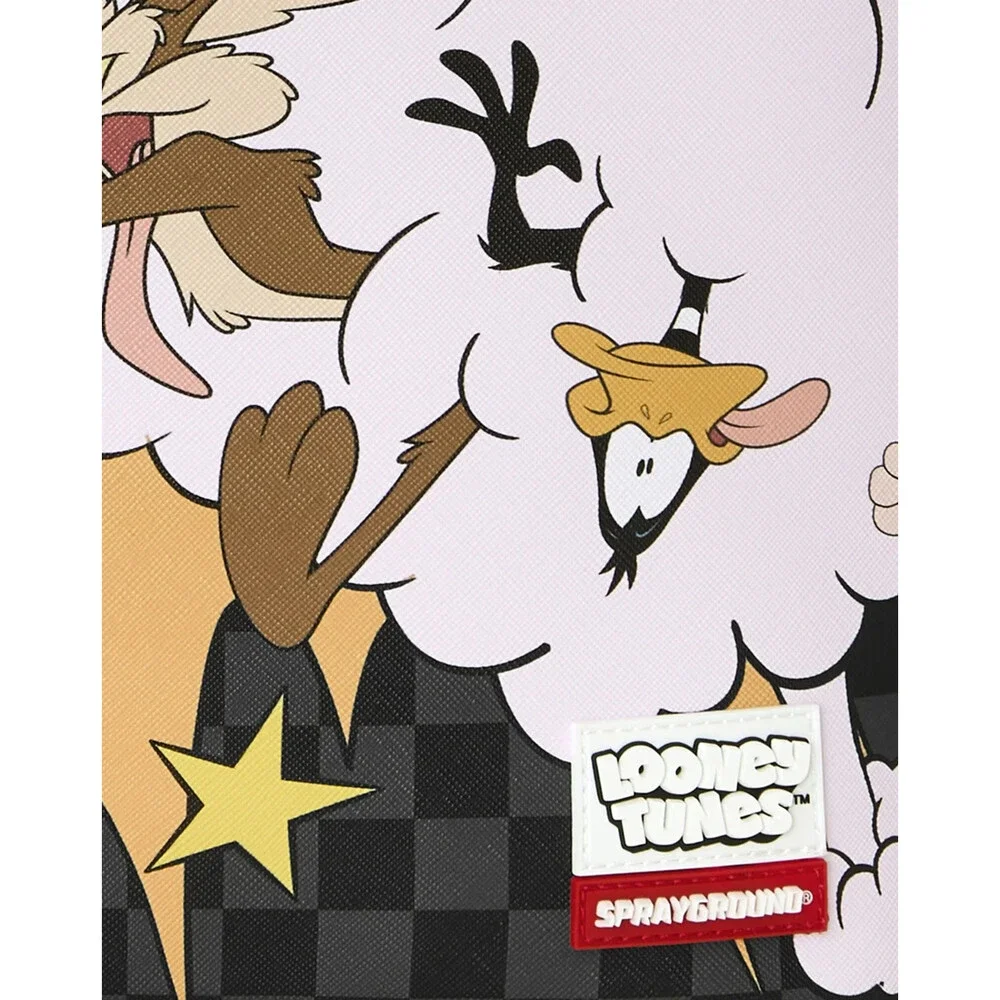 Sprayground Looney Tunes Fight Cloud Backpack Unisex Black Graphic Bag SPR256